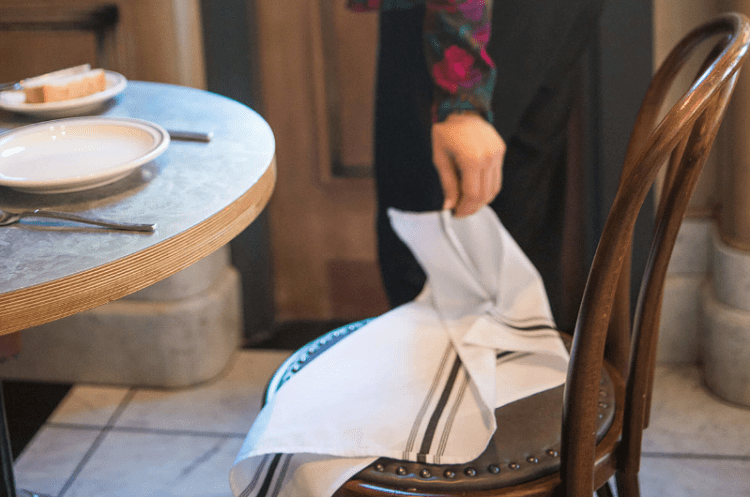 Do you have to keep your napkin on your lap for the entire dinner?